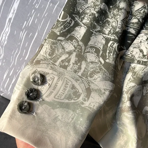 Vanessa G silk environmental statement blazer Jacket - Picture 14 of 16